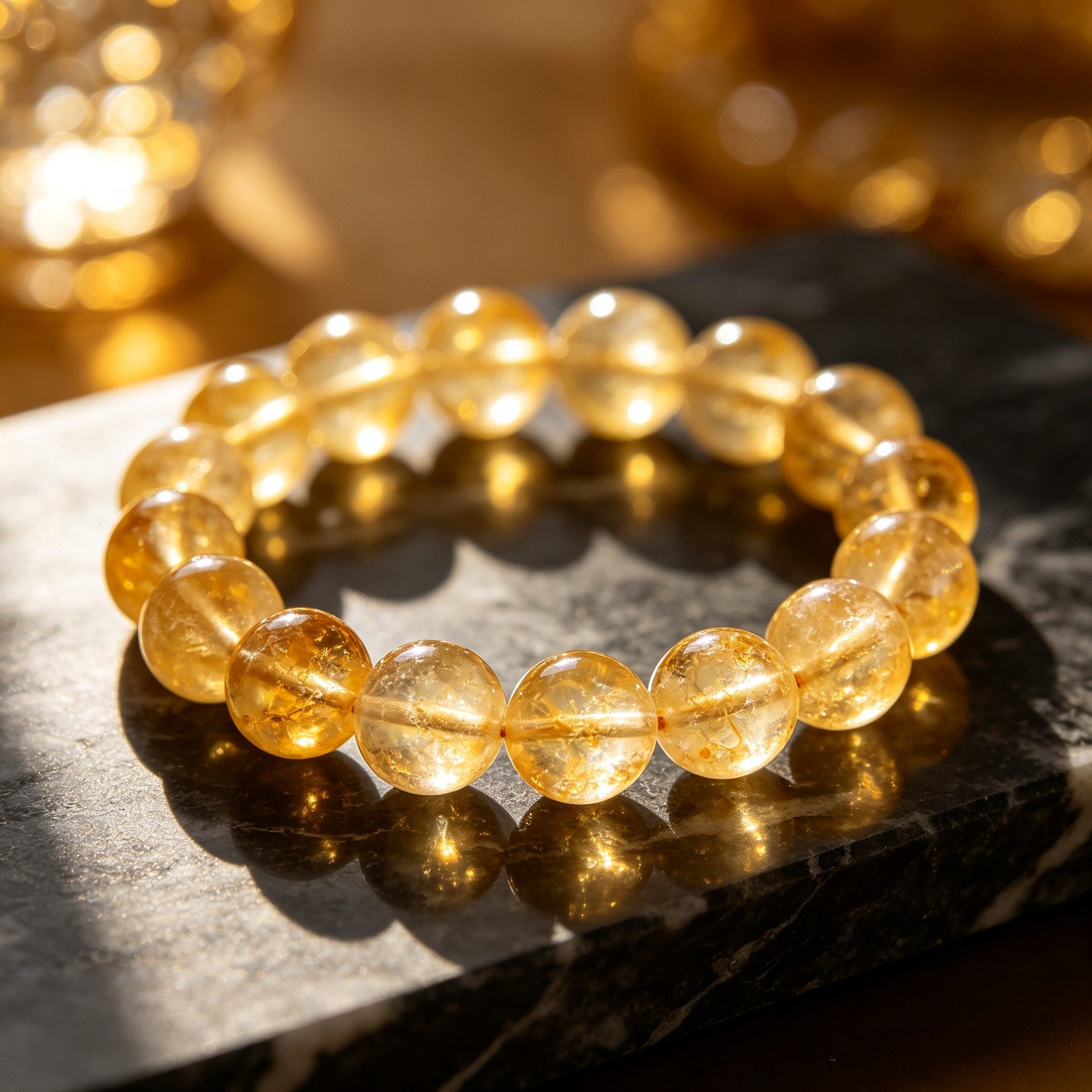 Citrine Abundance Bracelet for Prosperity & Joy